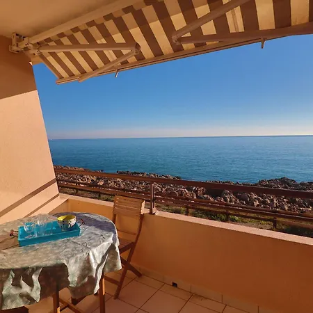 Apartment T2 Avec Wifi, 1ere Ligne Mer, Terrasse, Parking - Fr-1-472a-310 *